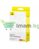Кабел за данни Baseus Superior 2, Type-C - Type-C, 30W, PD, 2.0m, Бял - 40423 Кабел за данни Baseus Superior 2, Type-C - Type-C, 30W, PD, 2.0m, Бял - 40423