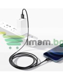 Кабел за данни Baseus Superior, Lightning, 1.0m, Черен - 40470