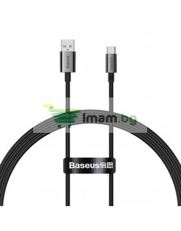 Кабел за данни Baseus Superior, Type-C, 100W, 1.0m, Черен - 40449