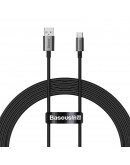 Кабел за данни Baseus Superior, Type-C, 100W, 2.0m, Черен - 40450 Кабел за данни Baseus Superior, Type-C, 100W, 2.0m, Черен - 40450