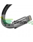 Кабел за данни Baseus Tungsten Gold, Lightning, 1.0m, Черен - 40472