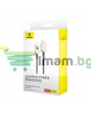 Кабел за данни Baseus Unbreakable, Lightning, 1.0m, Черен - 40436