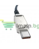 Кабел за данни Baseus Unbreakable, Type-C - Lightning, 20W, 1.0m, Черен - 40437