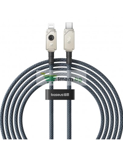 Кабел за данни Baseus Unbreakable, Type-C - Lightning, 20W, 1.0m, Черен - 40437