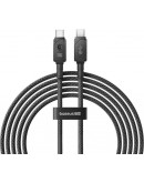 Кабел за данни Baseus Unbreakable, Type-C - Type-C, 100W, PD, 1.0m, Черен - 40424 Кабел за данни Baseus Unbreakable, Type-C - Type-C, 100W, PD, 1.0m, Черен - 40424