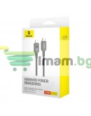 Кабел за данни Baseus Unbreakable, Type-C - Type-C, 100W, PD, 1.0m, Черен - 40424 Кабел за данни Baseus Unbreakable, Type-C - Type-C, 100W, PD, 1.0m, Черен - 40424