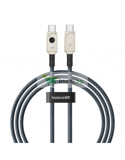 Кабел за данни Baseus Unbreakable, Type-C - Type-C, 100W, PD, 1.0m, Черен - 40425
