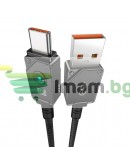 Кабел за данни Baseus Unbreakable, Type-C, 100W, 1.0m, Черен - 40426