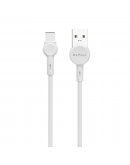 Кабел за данни DeTech DE-C35C, Type-C, 1.0m, Бял - 40190 Кабел за данни DeTech DE-C35C, Type-C, 1.0m, Бял - 40190