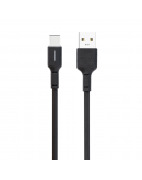 Кабел за данни DeTech DE-C37C, Type-C, 1.0m, Черен - 40196 Кабел за данни DeTech DE-C37C, Type-C, 1.0m, Черен - 40196