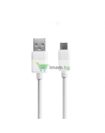 Кабел за данни, DeTech, USB - USB Type-C, 2.0A, 1.0m - 18288