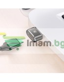 Преходник Baseus Mini, Type-C F към USB, OTG, Черен - 40399