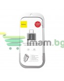 Преходник Baseus Mini, USB F към Type-C, OTG, Черен - 40397