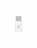 Преходник No brand, Micro USB към Type-C, Бял - 14977 Преходник No brand, Micro USB към Type-C, Бял - 14977