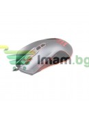Геймърска мишка Mixie M10, Оптична, 8D, RGB, Сив - 728
