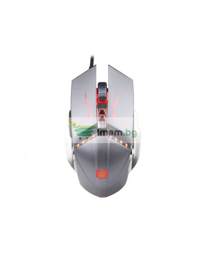 Геймърска мишка Mixie M11, Оптична, 7D, RGB, Сив - 730