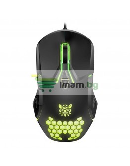 Геймърска мишка Onikuma CW902, Оптична, 7D, RGB, Черен - 762