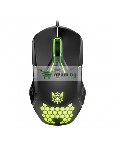 Геймърска мишка Onikuma CW902, Оптична, 7D, RGB, Черен - 762