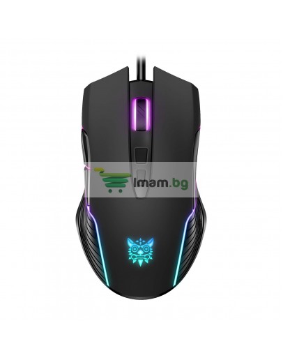 Геймърска мишка Onikuma CW905, Оптична, 7D, RGB, Черен - 767