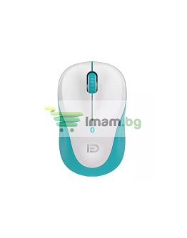 Мишка Fude V10B, Bluetooth, Бял - 664