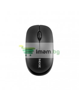 Мишка Mixie R516, Безжична, USB, 3D, Черен - 719