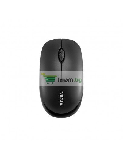 Мишка Mixie R516, Безжична, USB, 3D, Черен - 719