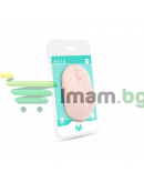 Мишка Mixie R518, Безжична, USB, 3D, Розов - 758