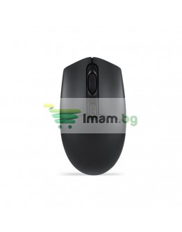 Мишка Mixie R520, Безжична, USB, 4D, Черен - 721