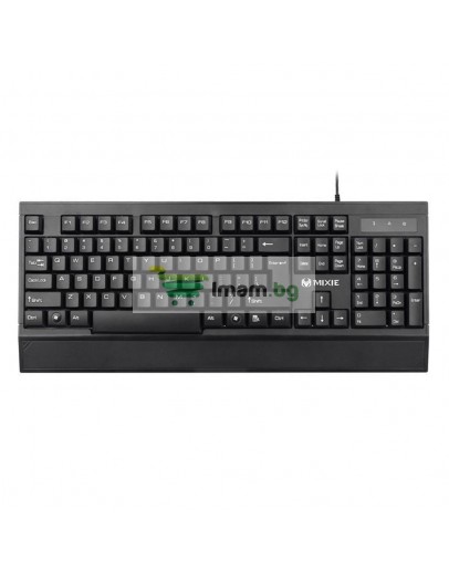 Клавиатура Mixie X6, USB, Черен - 6121