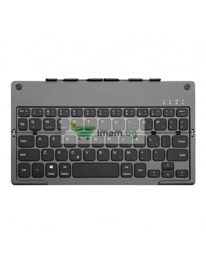 Клавиатура No brand B048, Сгъваема, Bluetooth, Черен - 6175