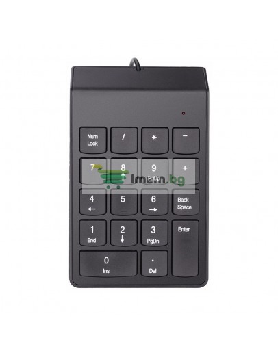 Клавиатура No brand K2, Num pad, Черен - 6185