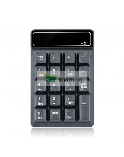 Клавиатура No brand K3, Num pad, Безжична, Bluetooth, Черен - 6186