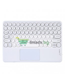 Клавиатура No brand Z16, Тъчпад, Bluetooth, Бял - 6170