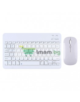 Комплект мишка и клавиатура No brand 030, Bluetooth, Бял - 6166