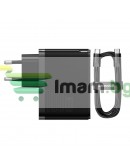 Мрежово зарядно устройство Baseus GaN5 Pro Fast, 100W, С PD кабел, Черен - 40411