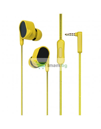 Слушалки за мобилни устройства Music Taxi X599, Mикрофон, Различни цветове - 20697