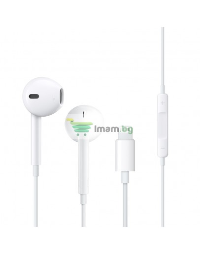 Слушалки за мобилни устройства WiWu Earbuds 302, Lightning, Mикрофон, Бял - 20732