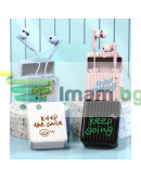 Слушалки за мобилни устройства Yookie BOX101, Mикрофон, Различни цветове - 20651