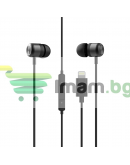 Слушалки за мобилни устройства Yookie Y627, Lightning, Mикрофон, Различни цветове - 20576