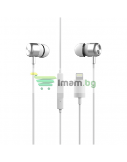 Слушалки за мобилни устройства Yookie Y627, Lightning, Mикрофон, Различни цветове - 20576