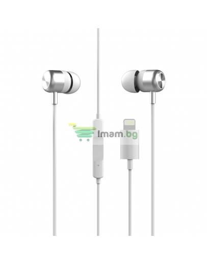 Слушалки за мобилни устройства Yookie Y627, Lightning, Mикрофон, Различни цветове - 20576