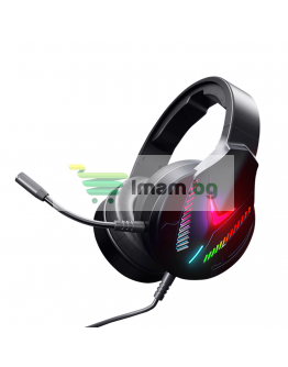 Слушалки Yookie GM04, За компютър, Микрофон, USB + 3.5mm, Черен - 20561