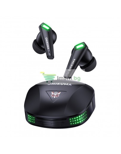 Bluetooth слушалки Onikuma T308, Черен – 20692