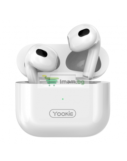 Bluetooth слушалки Yookie YKS23, Бял – 20610