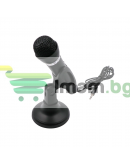 Микрофон No brand MC302, 3.5mm, Черен - 16021
