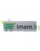 USB хъб Baseus Harmonica, 5 Порта, Type-C към 2xUSB 3.0, PD, TF, Micro SD, Сив - 12078