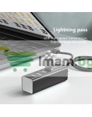 USB хъб Earldom ET-HUB14, USB 2.0, 4 Порта, Черен - 12067