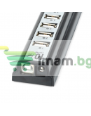 USB хъб No Brand, USB 2.0, 10 Порта, Различни цветове - 12061