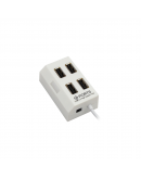 USB хъб No Brand, USB 2.0, 4 Порта, Различни цветове - 12055