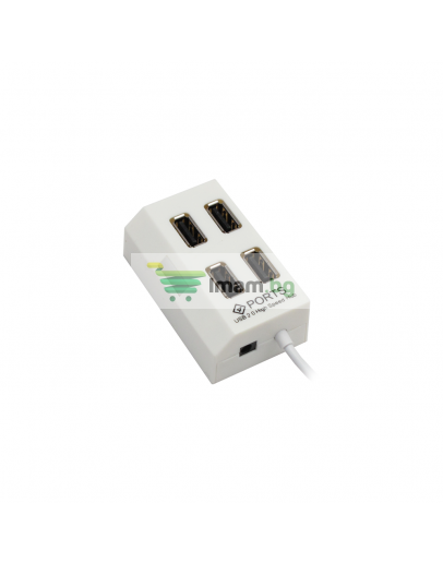 USB хъб No Brand, USB 2.0, 4 Порта, Различни цветове - 12055
